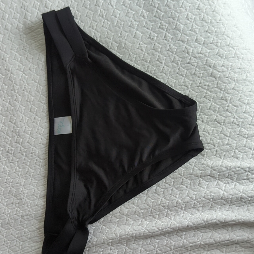 Kona Sol black bikini bottoms